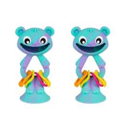 2x Playgro Wobble-Buddy Rattle Bear Baby Interactive Activity Sensory Toy 6m+