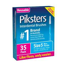 Piksters Interdental Brushes Blue Size 5 35pk