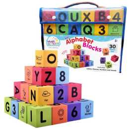 Alphabet & Number Foam Blocks Fun Learning Toy for Kids