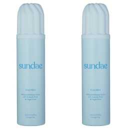 2x Sundae 265ml Whipped Shower Bathroom Foam Cool Mint Scent Body Skin Care Wash