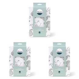 3x Little Haven Co-Sleeper Elephant Style Cozy/Comfort Baby Bedding Sheet 90cm