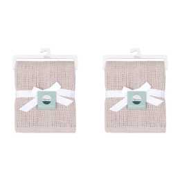 2x Little Haven Cellular Natural Cozy/Comfort Gentle Style Baby Blanket 90cm