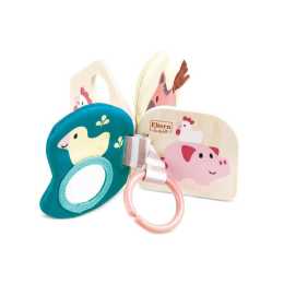 Hape Baby Book Bella Wood/Fabric Interactive Learning Infants Play Toy 10M+