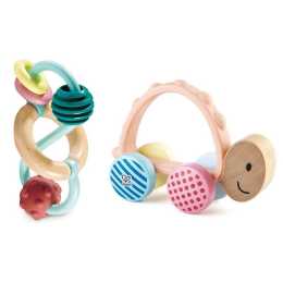 Hape Teether Bead Maze/Turbo Turtle Baby Educational Development Child-Safe Toy