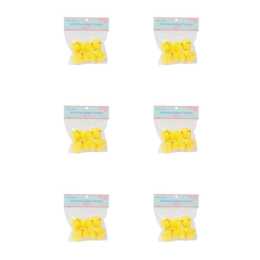 6x 6pc Cuddle Bug Baby/Toddler Bath Play Toy Rubber Duckies in PVC Bag 20x17cm