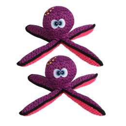 2x Pro Pet Max Octopus Pet Plush Interactive Pets Stimulating Play Fun Toy 28cm
