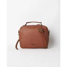 JUJU & CO Leather Bag Cognac