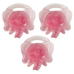 3x 2pc Cuddle Bug Baby/Toddler Water Filled Pacifier Teethers 18x17cm Assorted