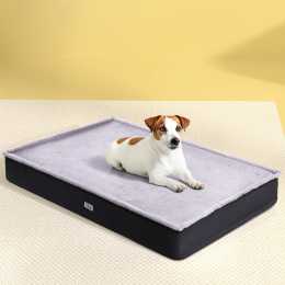 i.Pet Pet Bed Dog Bed Large Mat Grey 105cm