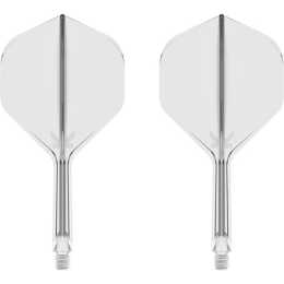 2x Target K-Flex Moulded Lightweight Integrated Flight & Shaft No.2 Game Darts