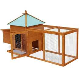 Outdoor Chicken Cage 2x6x2 m