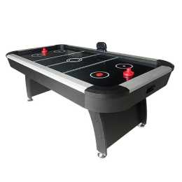 AIRMAX AH13 7FT Air Hockey Table LED Electronic Scoring System - Black