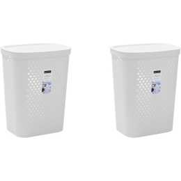 2x Boxsweden Diamond 56L Laundry Basket Dirty Clothes Hamper Storage Assorted