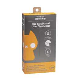 Rufus & Coco Wee Kitty Bio Elasticised Litter Tray Liners Large 10 Pack