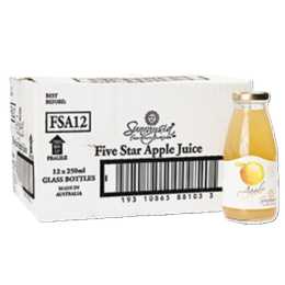 Sunraysia Juice Apple Ambient Luxury Five Star 250ml x 12