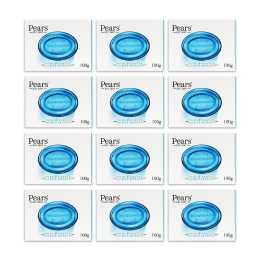 12x Pears Pure & Gentle 100g Transparent Bar Soap w/ Mint Extracts Bath Cleanser