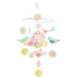 Djeco Spring Birds Paper Mobile Kids Nursery Room 21cm Hanging Decor 0m+