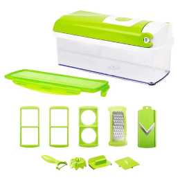 13 In 1 A Food Slicer Fruit Cutter Dicer Nicer Container Chopper Peeler Vegetable