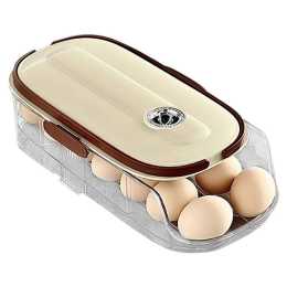 Home Egg Carton Kitchen Storage Organizer for Handheld Egg Holding and Display product image