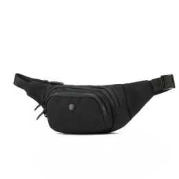 Tosca Anti-Theft RFID Blocking Travel Waist Bag 30x14cm Slash Proof Black