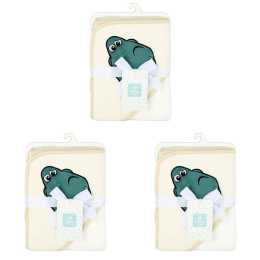3PK Disney Toy Story Rex Baby/Kids Cotton Character Hooded Bath Towel 76x76cm