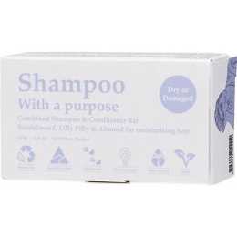 SHAMPOO WITH A PURPOSE Shampoo & Conditioner Bar Dry Or Damaged Hair 135g