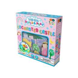 17pc Buddy & Barney Bath Time Build And Play Enchanted Castle Toy Set 3y+