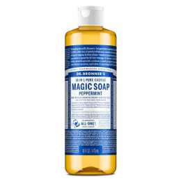Dr Bronner's Pure Castile Liquid Magic Soap Peppermint 473ml