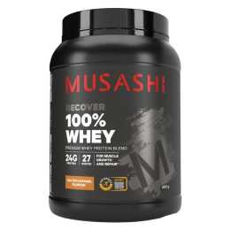 Musashi 100% Whey Protein Powder Salted Caramel 900g