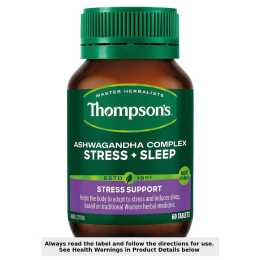 Thompsons Ashwagandha Complex Stress + Sleep 60 Tablets