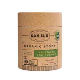 San Elk Certified Organic Low FODMAP Vegetable Stock 160g