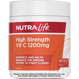 Nutra-Life High Strength Vitamin C 1200Mg 150 Tablets