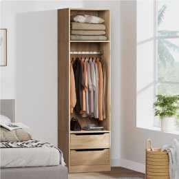 ALFORDSON Wardrobe Clothes Closet Storage Hanging Rod Wood
