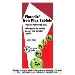 Floradix Iron Plus 84 Tablets