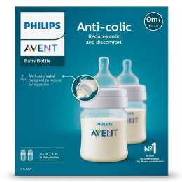 Avent Anti-Colic Baby Feeding Bottle BPA Free 2 x 125ml