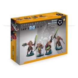 Figurines des Daturazi Witch-Soldiers de l'AC pour Infinity (Corvus Belli