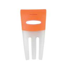 Dexas 26.5cm Silicone Salad Hands Fruit/Vegetable Mixer Kitchen Utensil Orange