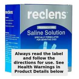 Reclens Saline Solution Preservative Free Ampoules 15 x 15ml