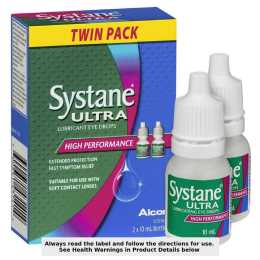 Systane Ultra Lubricant Eye Drops 2 x10ml