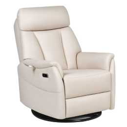 Recliner Chair Rocking Sofa Couch Rotatable Lounge Armchair Beige