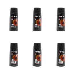 6PK Axe 150ml Deodorant Bodyspray 48hr Odour Protect Long-Lasting For Men Musk