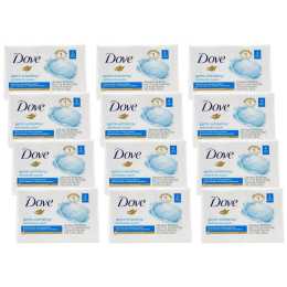 48pc Dove 90G Beauty Soap Bar Shower/Bathroom Body Wash Gentle Exfoliating