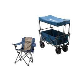 Kings Beach & Camping Folding Cart 120kg Rating+ Essential Camping Chair