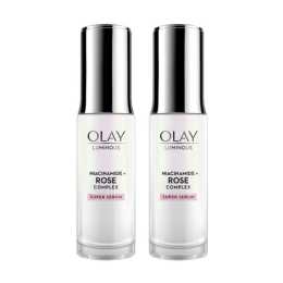 2 x Olay Luminous Niacinamide + Rose Complex Super Serum 30mL