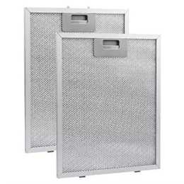 2x Filter For Range Hood Aluminized Grease Parts Replacement Silver 320X260x9mm