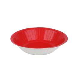 Cherry Red 18cm 20 Pack Paper Party Bowls