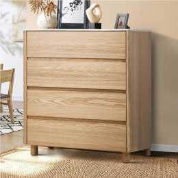4 Chest of Drawers Oikiture Tallboy Storage Cabinet Faux Marble Top