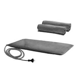 Pet Heating Pad Heated Cat Dog Bed Outdoor Electric Heater Blanket Inflatable Puppy Doggy Mat Warmer 90x60cm Waterproof Bunny Cushion Outside Safe