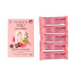 Outback Wild Collagen Coconut Milk Chocolate & Peach 20g X 5pk