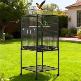 Advwin 143cm Bird Cage Parrot Aviary Topplay